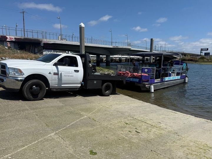 Boat repair welding and custom metal repair completed with mobile welding support.