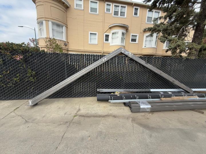 On-site rail fabrication, fit-up, and welded steel connections.