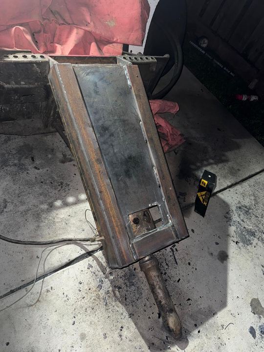 Welded plates, brackets, tabs, and reinforcement details.
