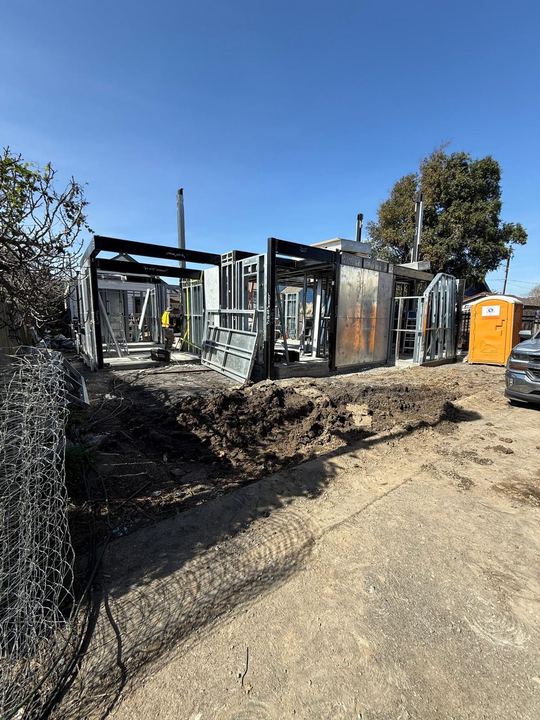 On-site welding for utility areas, supports, rails, and metal connections.